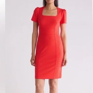 Calvin Klein Square Neck Sheath Dress, size 6